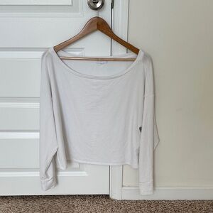 Beyond Yoga Cream Long Sleeve Tee